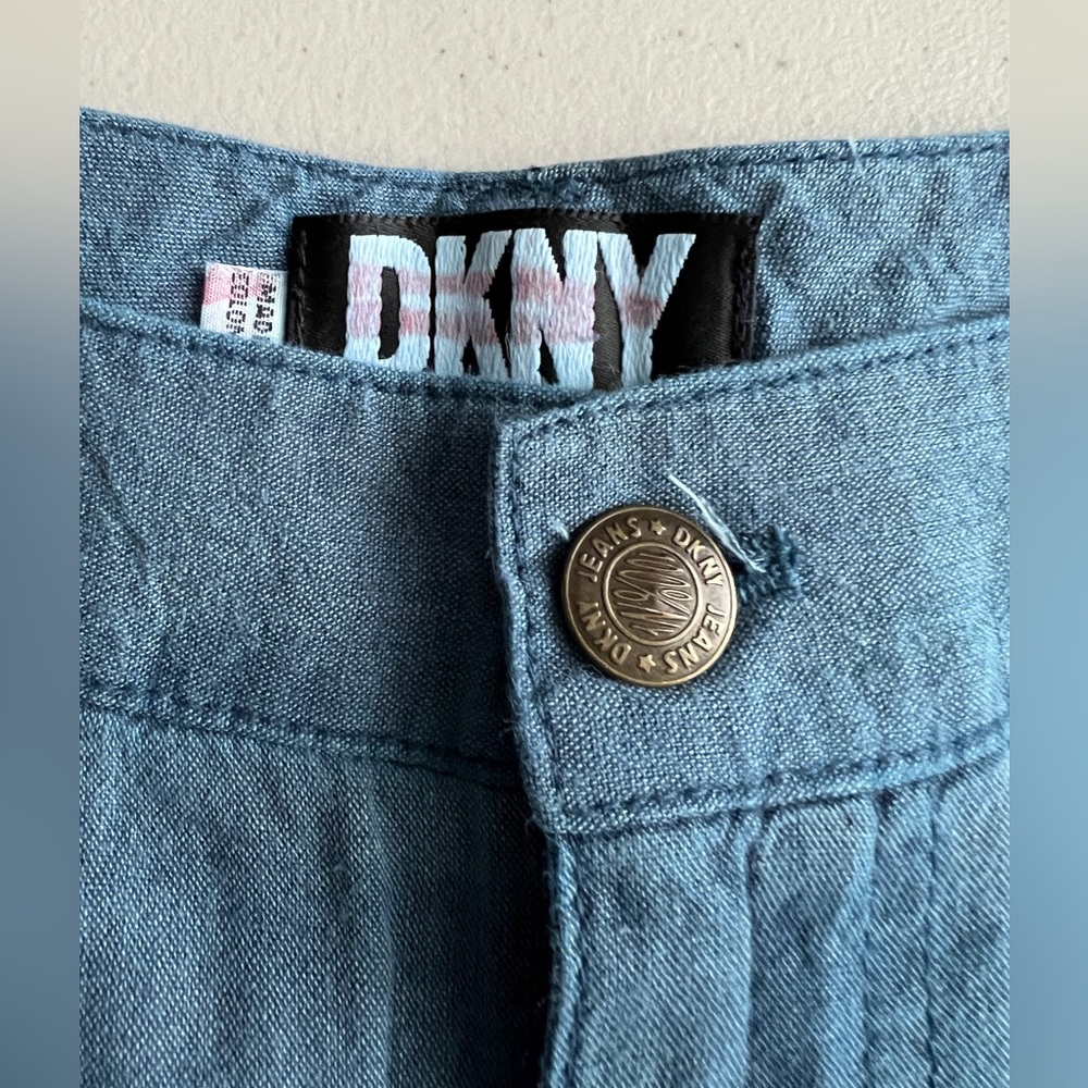 💙👖DKNY Denim Blue Cotton Shorts NEW🩳 - Picture 9 of 9